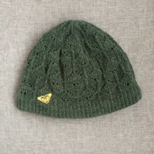 Green Chenille Roxy Beanie